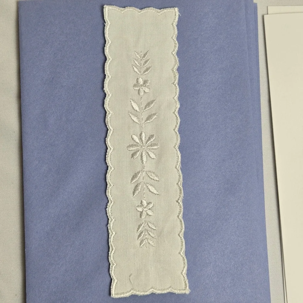 Current‎ Inc Lace Bookmark & 6 Embossed Note Cards & Envelopes, 3 Designs, 62248